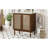 Video30-Inch Bathroom Vanity With Handwoven Bamboo Doors, MDF Cabinet & Soft-Close Design
