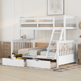 Reston Twin-Over-Full Convertible Bunk Bed with 2 Drawers by Sand & Stable