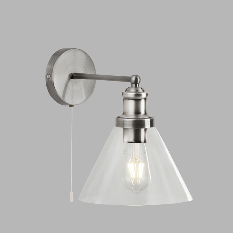 Annmarie Armed Sconce, Satin Silver
