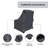Amarys Metal Outdoor Lounge Chair Patio Cover