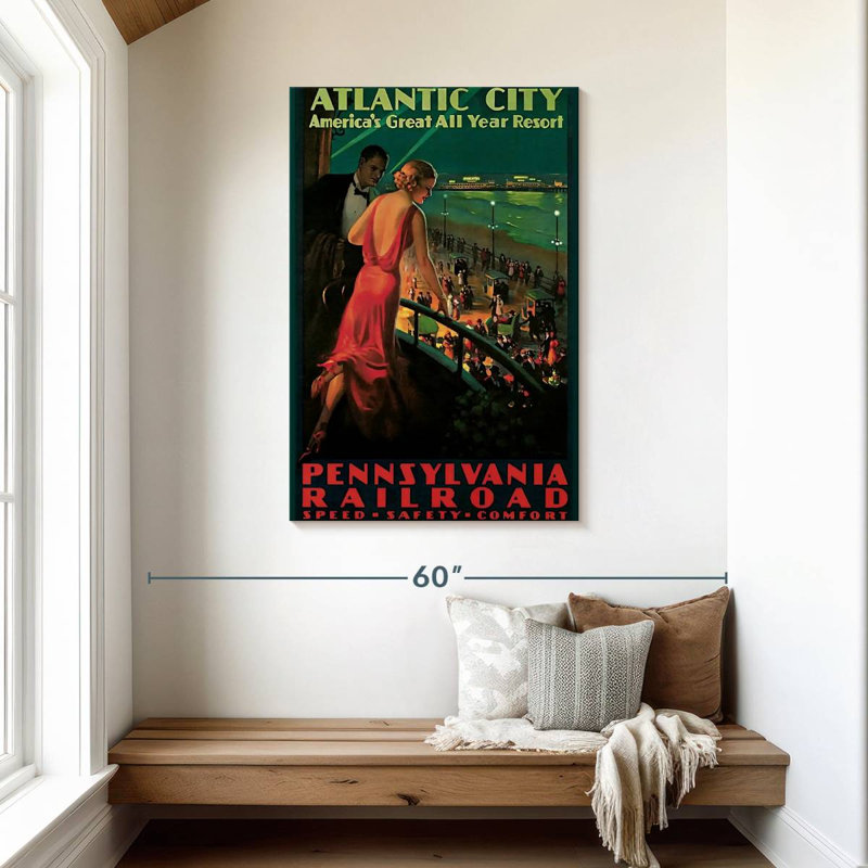 Senne Travel Rail Atlantic City, H 45 po x l 30 po