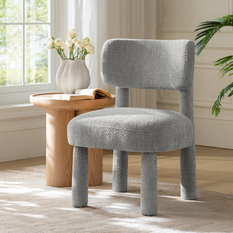 Chaise de salle à manger Cherry, Gris