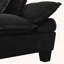 Canapé modulaire avec 2 repose-pieds, porte-gobelets, rangement, USB, chenille, voilier-922514932