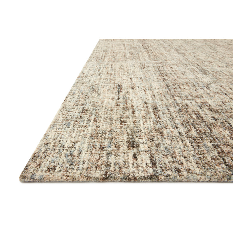 Tapis brun en laine touffeté à la main Ilora, Rectangle 9 pi 3 po x 13 pi
