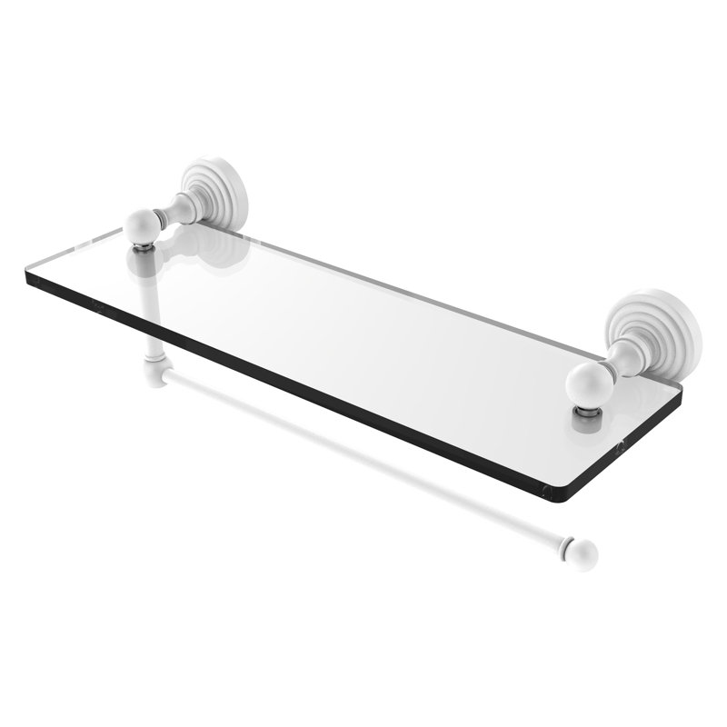 Étagère murale Beresford, Blanc mat, H 5 po x l 16 po x P 5 po