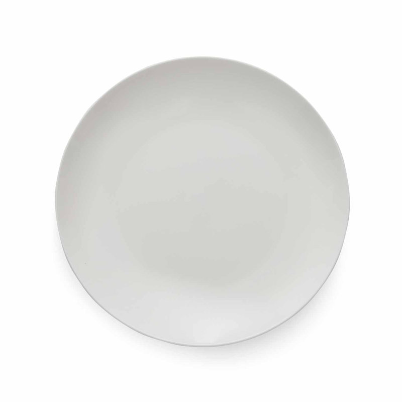 Serendipity White Coupe Plates