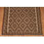 Tapis oriental brun Kilim 5 x 8