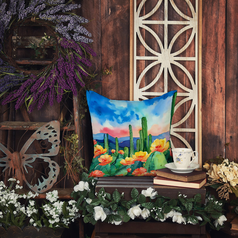 Coussin Arizona Saguaro, Carré 14 po