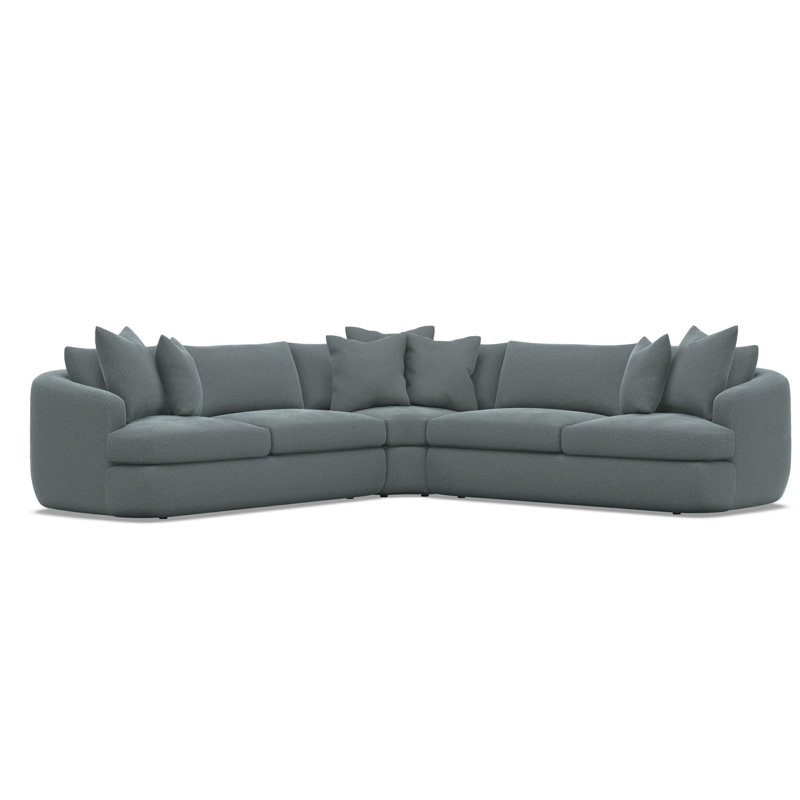 Jules Fabric 3 Pc Sectional, 1592-110