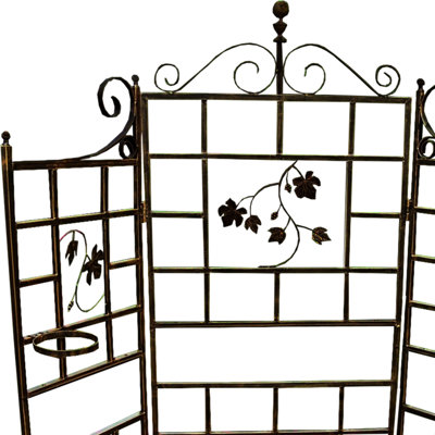 Brandonlee 71'' H x 71'' W Steel Folding Trellis