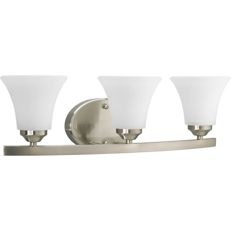 Hilary 3 - Light Dimmable Vanity Light, Brushed Nickel