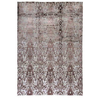 Tapis rectangulaire noué à la main
