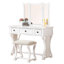 Ensemble coiffeuse avec tabouret et miroir Potterville-1278480486