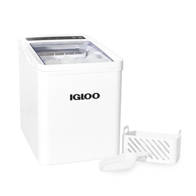 Igloo 26-Pound Automatic Portable Countertop Ice Maker Machine - White