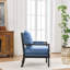 Chaise d'appoint avec cadre en bois tourné et solide-493307272