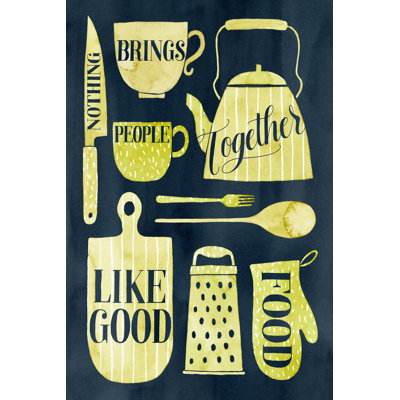 Food For The Soul I by Grace Popp - Wrapped Canvas Print
