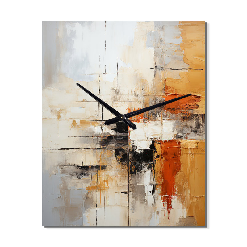 Janiesha - Horloge murale moderne, H 32 po x l 16 po x P 1 po