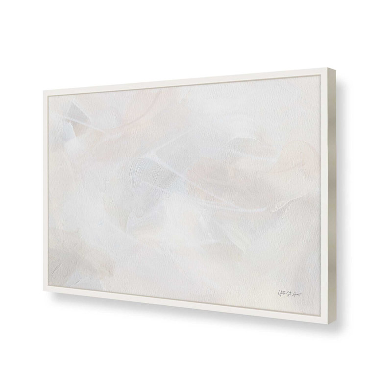Neutral and Beautiful by Yvette St. Amant Art Print, 16 W x 12 H, White, Framed Print