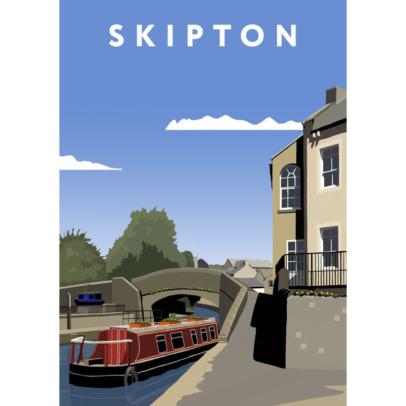 'Skipton 2' by Richard O'Neil - Print, 40 cm H x 30 cm W x 1 cm D, No Frame