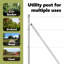 80cm H x 3.2cm W Steel Fencing Kits