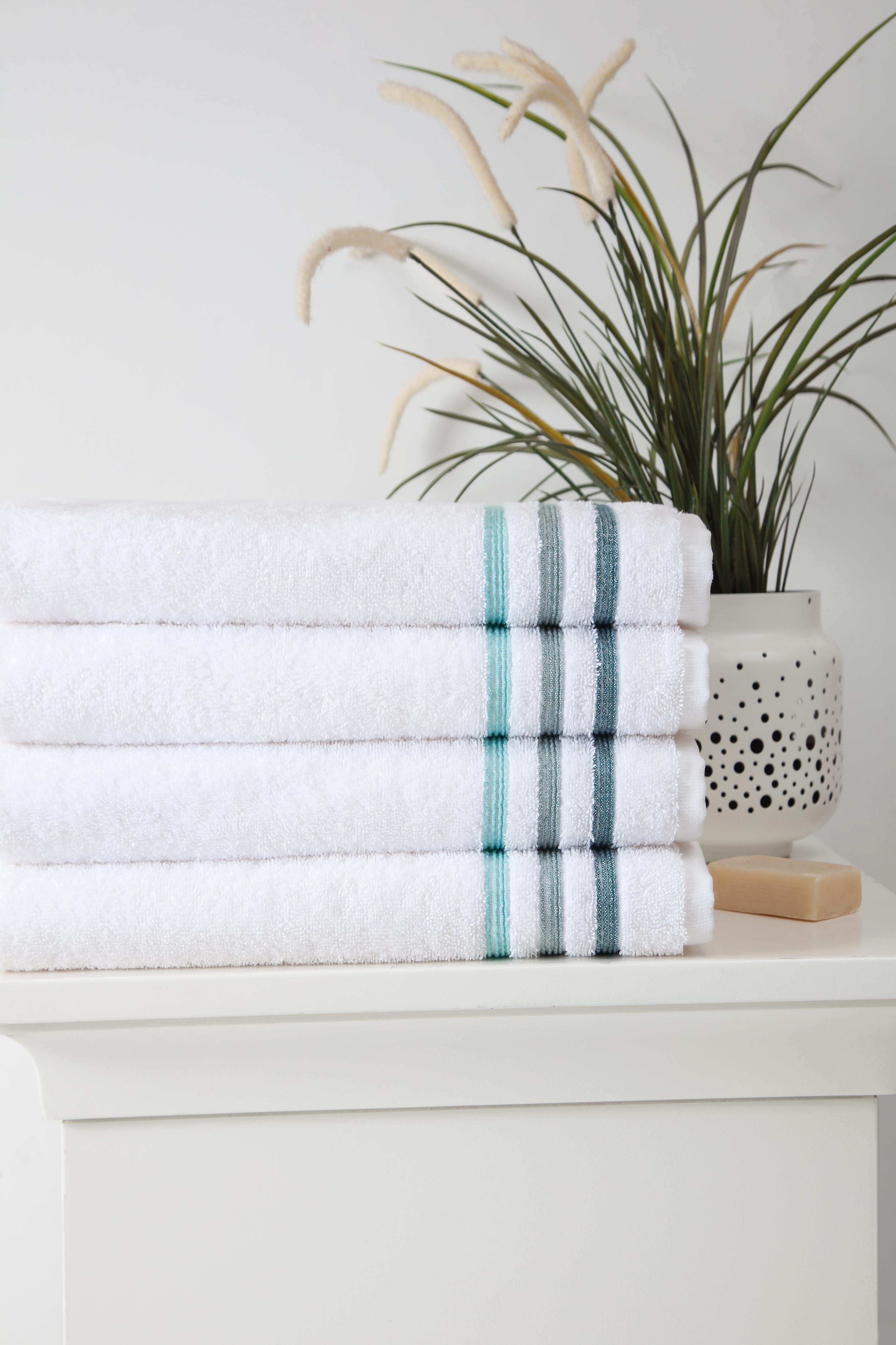 3pc Ocean Bay Striped Bath Towel Set Blue - Tommy Bahama