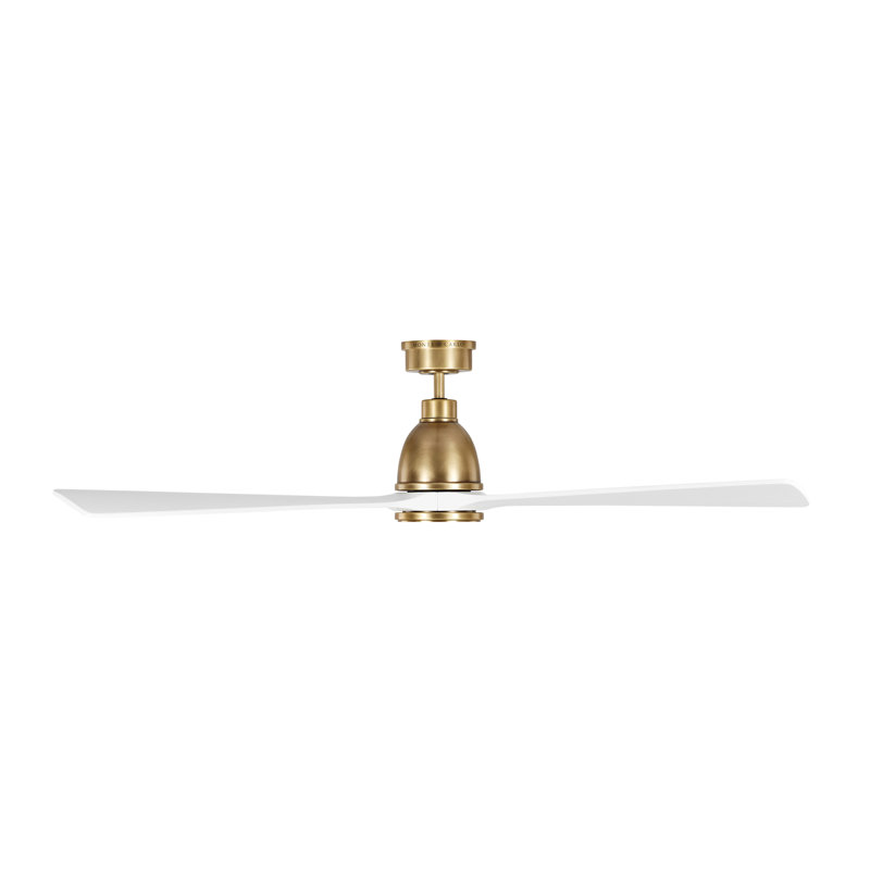 Smart LED Ceiling Fan, Hand Rubbed Gold