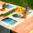Polyester Abstract Rectangle Placemat