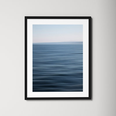 Abstract Blue Horizon Photo Print