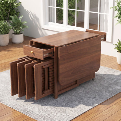 Rubberwood Solid Wood Dining Set