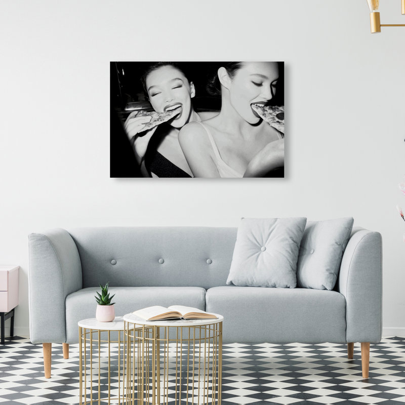 Midnight Mozzarella Print by Oliver Gal, 16"H x 24"W, Gallery Wrapped