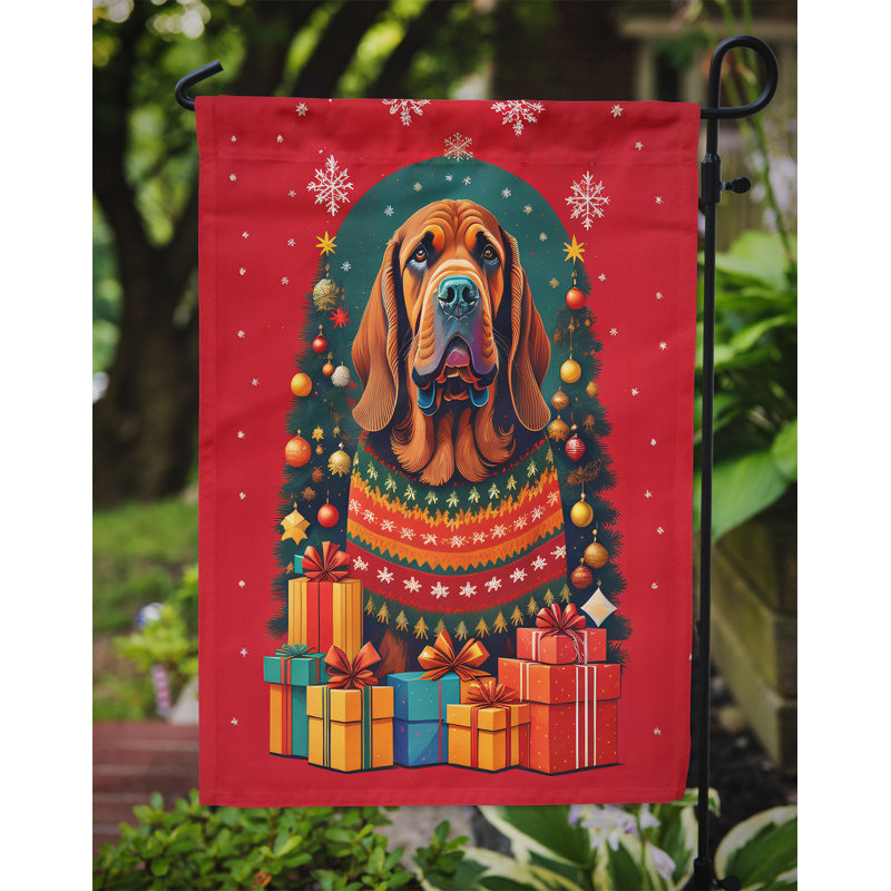 Drapeau de jardin en polyester double face H 15,5 po x l 11,25 po