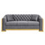 Ensemble de canapés Chesterfield Modern Sofavelvet Luxury-841524937