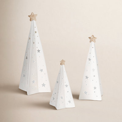 3 - Piece Lighted Star Trees
