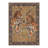 Teiarra Wildpeak Animal Print Machine Washable Brown / Yellow Indoor Area Rug with Non-Slip Backing-913408714