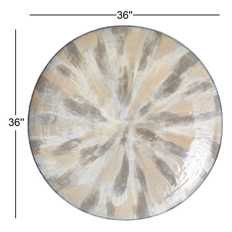 Almeta Metal Decorative Plate
