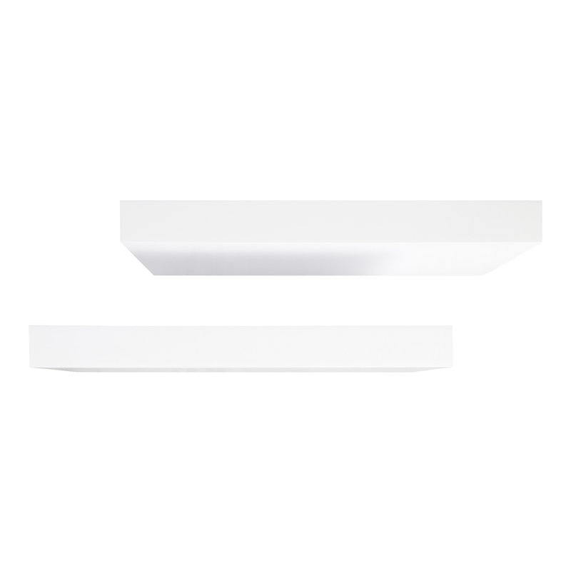 Floating Shelf, White, 4 cm H x 70 cm W x 20 cm D
