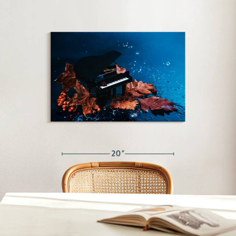 Abarca Autumn Tiny Piano, 16" H x 24" W