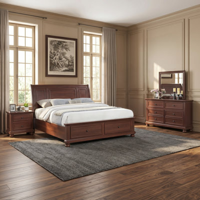 Castonguay Harbor Bedroom Set - Walnut