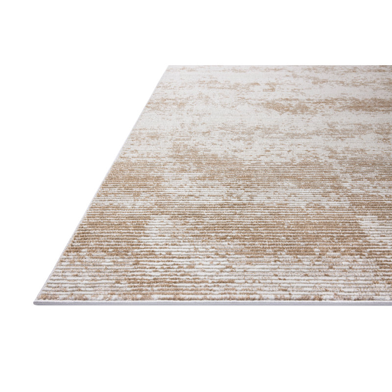 Loloi Townes Sand / Beige Area Rug, Rectangle 6'7" x 9'2"