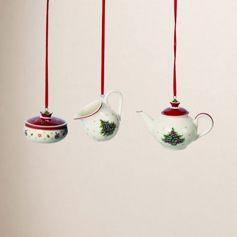 Ornements suspendus Villeroy & Boch Jouets Delight: café, ensemble / 3