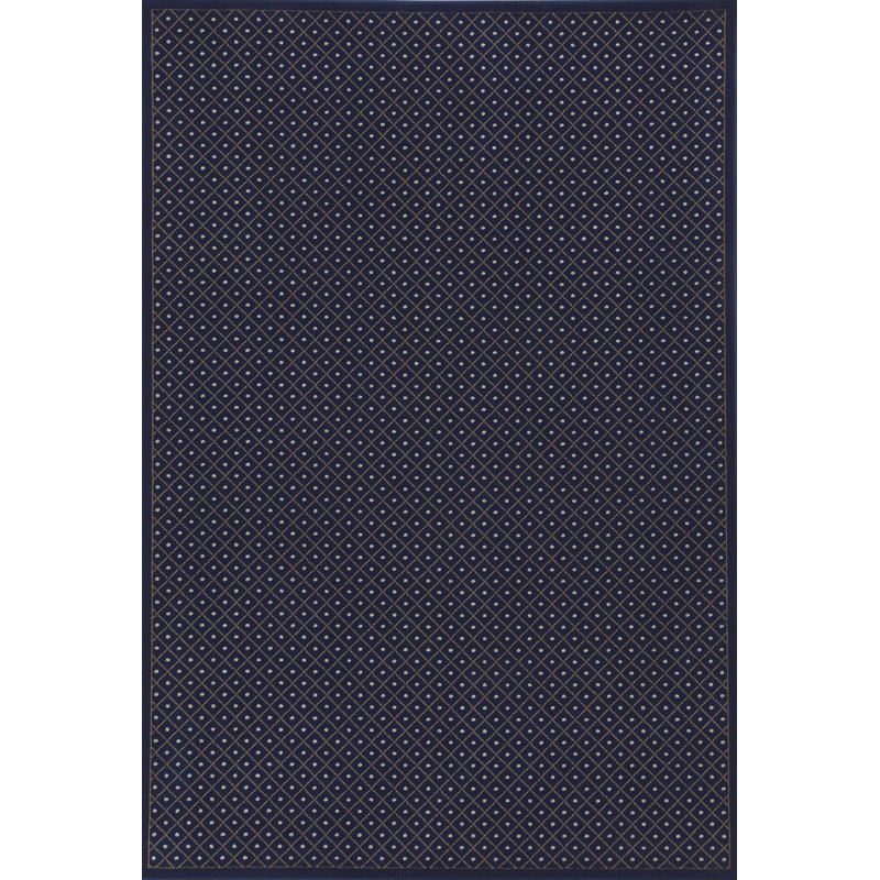 Tapis bleu Sturbridge, Rectangle 7 pi 9 po x 11 pi