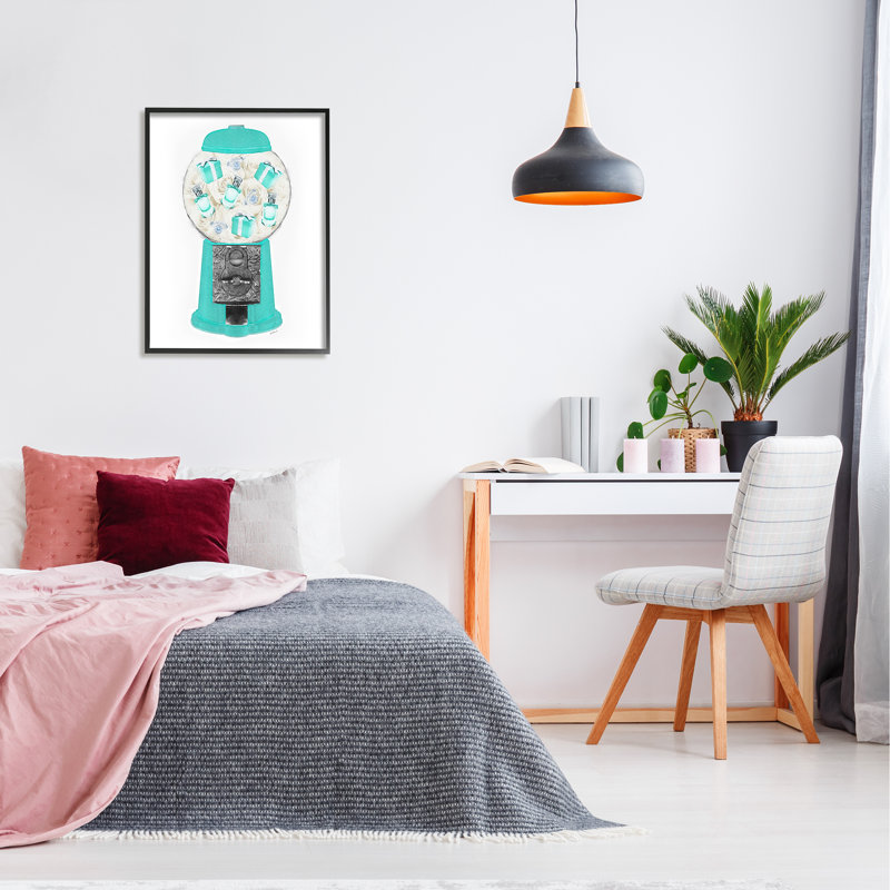 Art graphique, H 30 po x l 24 po x P 1,5 po, Giclée encadrée noir minuit