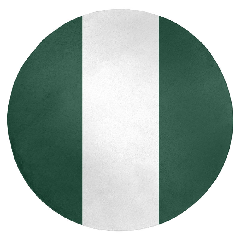 Chenille Indoor Rug, Round 5'