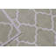 Cotton Geometric Area Rug in Gray