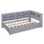 Lit de jour en bois avec 2 tiroirs, lit de jour avec tablette de rangement et ports de chargement USB-620381519-620381513