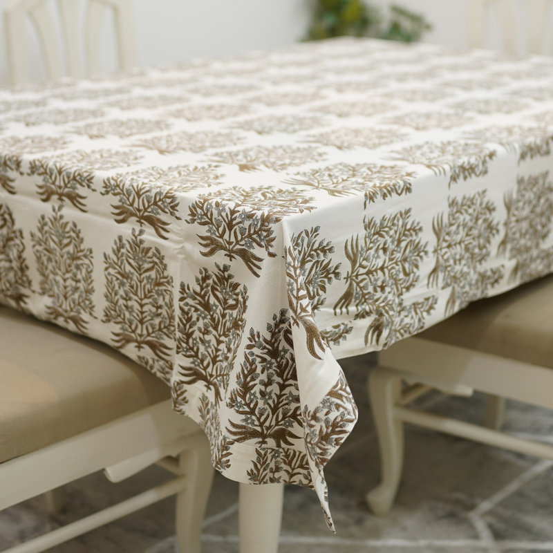 Nappe en coton Red Barrel Studio®, Rectangle de 118 po