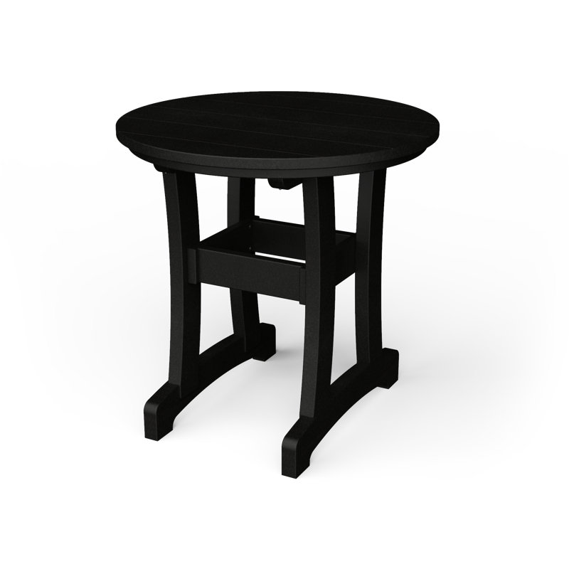 Table de salle à manger Stella, H 30 po x l 30 po x P 30 po, Beige / noir