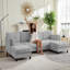 5 Seater Chenille Sectional-135101071