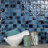 Watermarks 2 in. x 2 in. Textured Glass Straight Edge Square Mosaic Wall & Pool Tile-36910409