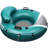 River Tubes For Floating Heavy Duty, Pool Float Adult, Inflatable Float Tube For Beach Lake Rafting, River Floats With Mesh Bottom-114664538-114664542